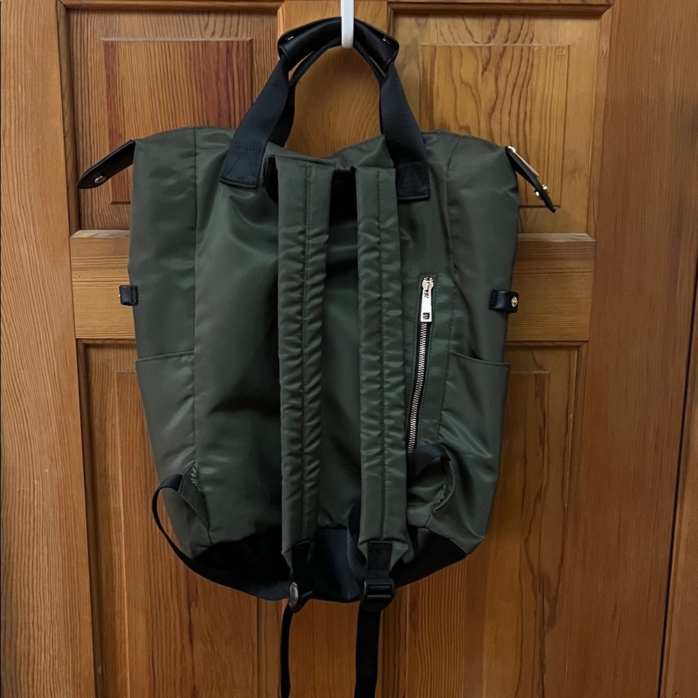 Olive Green Backpack - Picture 2 of 3